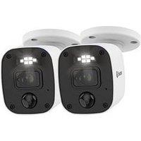 Swann 2K Bullet Add On Camera With Microphone - 2 Pack