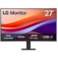 Lg 27In Va Full Hd Curved 100Hz Monitor With Usb-C Port