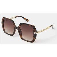 Accessorize Tort Square Sunglasses