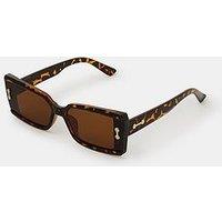 Accessorize Tort Square Sunglasses