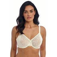 Wacoal Halo Lace Moulded Underwire Bra - Ivory