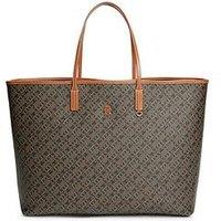 Tommy Hilfiger Th Monoplay Crossbody Tote Bag - Black