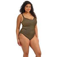 Elomi Sunset Shimmer Non Wired Swimsuit - Gold Rush