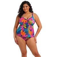 Elomi Porto Rafti Non Wired Moulded Tankini Top - Indigo