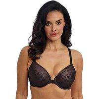 Wacoal Back Appeal Underwire Front Fastener Bra - Black