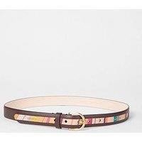 Ps Paul Smith Swirl Belt - Brown