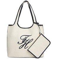 Tommy Hilfiger Summer Tote Canvas Bag - White