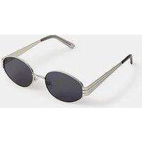 Accessorize Oval Metal Sunglasses