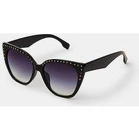 Accessorize Studded Cat Eye Sunglasses