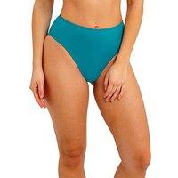 Freya Jewel Cove High Waist Bikini Brief - Plain Moonstone