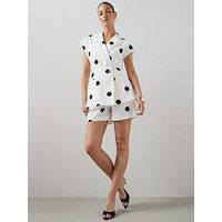 The Very Collection Polka Dot Short - Black & White
