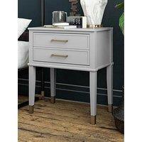 Cosmoliving By Cosmopolitan Westerleigh End Table - Dove Grey