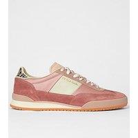 Ps Paul Smith Womens Shoe Dover Satin Trainers - Pink