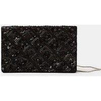 Accessorize Metallic Embellished Clutch Bag