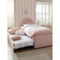 The Very Collection Rainbow Single Bed Frame With Trundle And Mattress Options (Buy & Save!) - Bed Frame With 2 Premium Mattresses