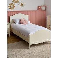 The Very Collection New Scallop Single Bed With Standard Mattress - Bed Frame With Standard Mattress