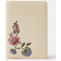 Accessorize Floral Embroidered Passport Holder