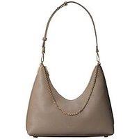 Calvin Klein Pebbled Jewellery Chain Hobo Bag - Beige