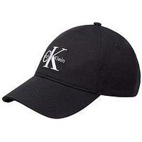 Calvin Klein Monologo Embroidery Baseball Hat - Black