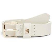 Tommy Hilfiger Th Square 2.5 Go Belt - White