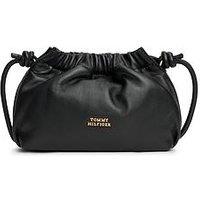 Tommy Hilfiger Th Soft Leather Crossover Bag - Black