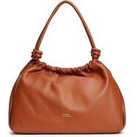 Tommy Hilfiger Th Soft Leather Hobo - Cognac