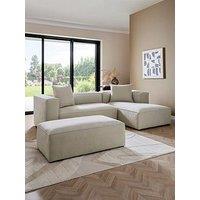 The Very Collection Larsen Rh Corner Chaise + Fs