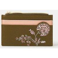 Accessorize Floral Embroidered Card Holder