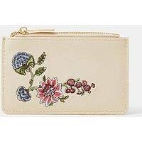 Accessorize Floral Embroidered Card Holder