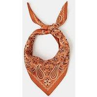 Accessorize Paisley Print Square Satin Scarf