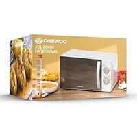Daewoo New 800W 20L Capacity Microwave - Silver