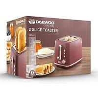 Daewoo Cascade 2 Slice Toaster - Ruby