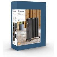 Electrolux 2400W Oil Filled Radiator - Matte Grey