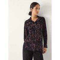 Monsoon Debe Devore Shirt - Purple