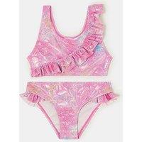 Accessorize Girls Mermaid Bikini - Pink