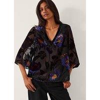 Monsoon Giselle Floral Top - Blue