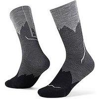 Buff Merino Lightweight Crew Sock Lwc3-Black