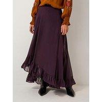 Monsoon Elsie Maxi Skirt - Purple