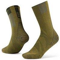 Buff Coolnet Crew Sock-Khaki