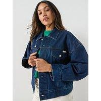 Calvin Klein Jeans Relaxed Trucker True Indigo Jacket - Blue