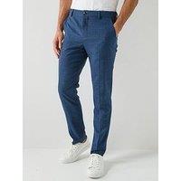 Selected Oasis Slim Fit Linen Suit Trousers