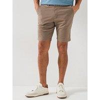 Selected Miles Slim Fit Flex Shorts - Brown