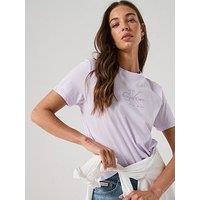 Calvin Klein Jeans Short Sleeve Classic Monologo T-Shirt - Purple