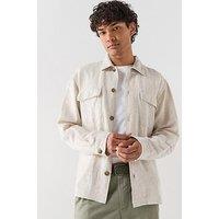 Selected Selected Leroy Linen Blend Overshirt
