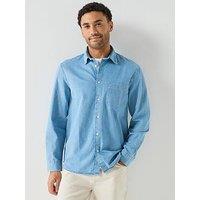 Selected Carlo Lond Sleeve Denim Shirt