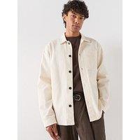 Selected Jake 611 Denim Overshirt - Cream
