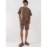 Selected Cal Shorts - Dark Brown