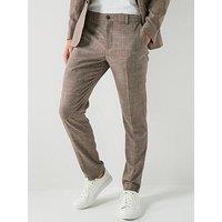Selected Oasis Slim Fit Linen Suit Trousers
