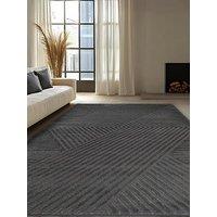 Very Home Atelier Diamond Rug - Charcoal