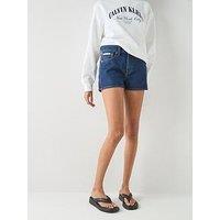 Calvin Klein Jeans Archive Mini Shorts - True Indigo Blue
